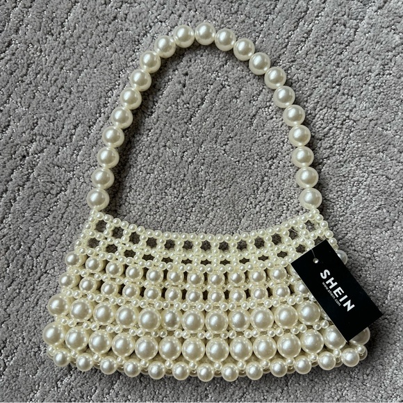 SHEIN Pearl Bead Mini Bag - Picture 1 of 8